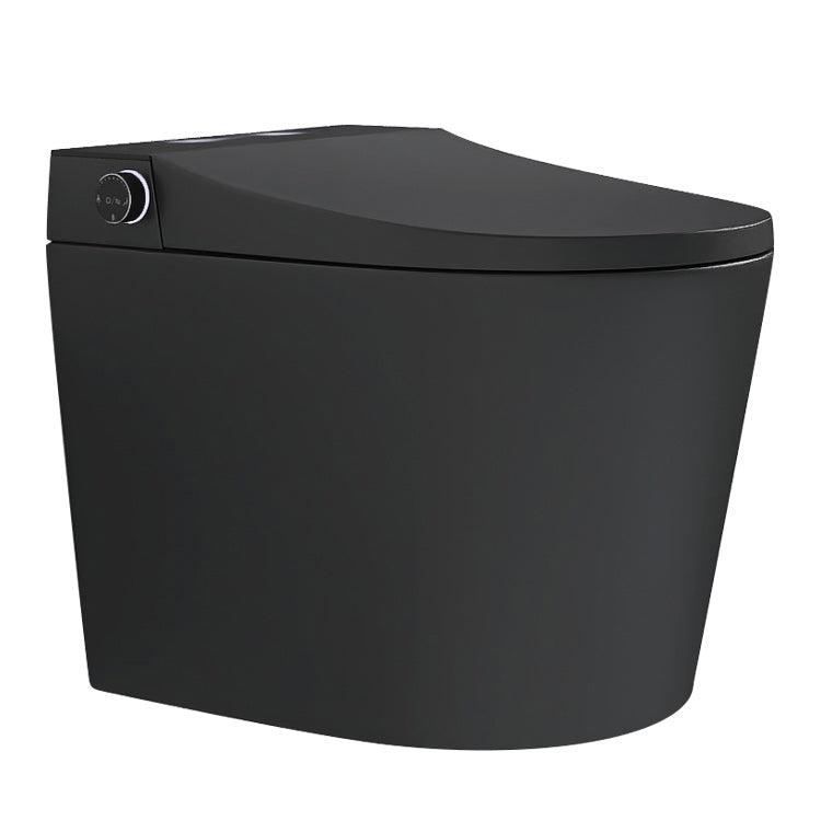 Contemporary White/black/ Gray Electronic Toilet Elongated Wall Hung Toilet Set Clearhalo 'Bathroom Remodel & Bathroom Fixtures' 'Bidets' 'Home Improvement' 'home_improvement' 'home_improvement_bidets' 'Toilets & Bidets' 6670098