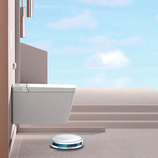 Modern Electronic Elongated Toilet Wall Mounted Bidet without Water Pressure Control Clearhalo 'Bathroom Remodel & Bathroom Fixtures' 'Bidets' 'Home Improvement' 'home_improvement' 'home_improvement_bidets' 'Toilets & Bidets' 6670116