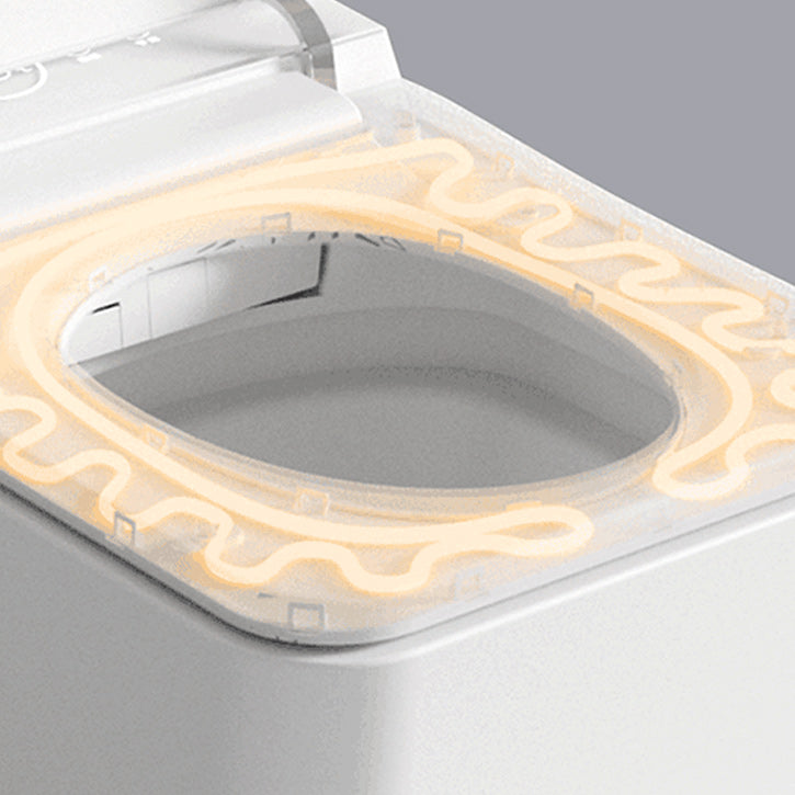 Modern Electronic Elongated Toilet Wall Mounted Bidet without Water Pressure Control Clearhalo 'Bathroom Remodel & Bathroom Fixtures' 'Bidets' 'Home Improvement' 'home_improvement' 'home_improvement_bidets' 'Toilets & Bidets' 6670126