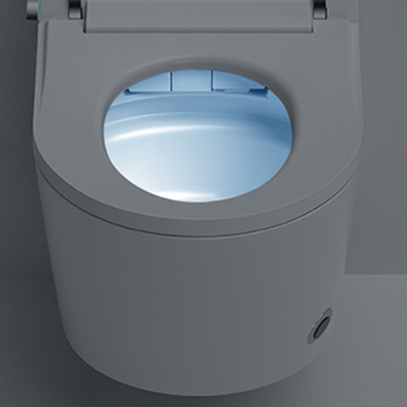 Modern 11.8" H Electronic Elongated Toilet Wall Mounted Bidet Clearhalo 'Bathroom Remodel & Bathroom Fixtures' 'Bidets' 'Home Improvement' 'home_improvement' 'home_improvement_bidets' 'Toilets & Bidets' 6670147