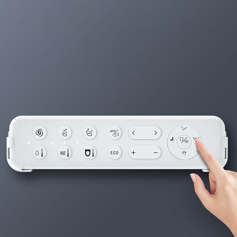 Modern 11.8" H Electronic Elongated Toilet Wall Mounted Bidet Clearhalo 'Bathroom Remodel & Bathroom Fixtures' 'Bidets' 'Home Improvement' 'home_improvement' 'home_improvement_bidets' 'Toilets & Bidets' 6670149