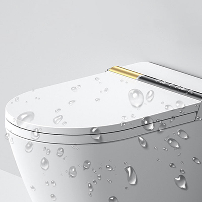 Modern 11.8" H Electronic Elongated Toilet Wall Mounted Bidet Clearhalo 'Bathroom Remodel & Bathroom Fixtures' 'Bidets' 'Home Improvement' 'home_improvement' 'home_improvement_bidets' 'Toilets & Bidets' 6670151