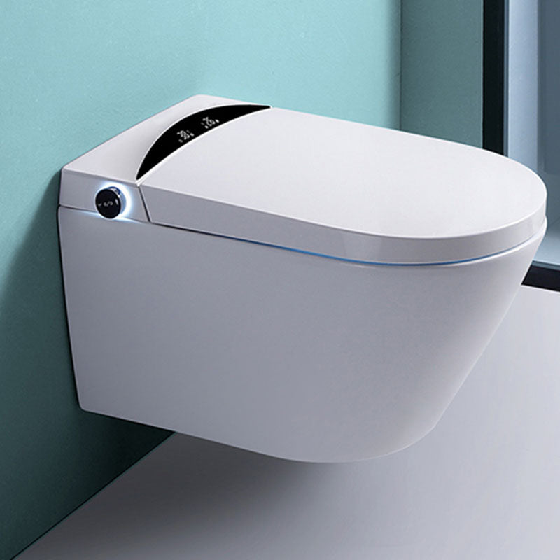 Electronic Elongated Toilet Wall Mounted Bidet with Heated Seat Clearhalo 'Bathroom Remodel & Bathroom Fixtures' 'Bidets' 'Home Improvement' 'home_improvement' 'home_improvement_bidets' 'Toilets & Bidets' 6670157