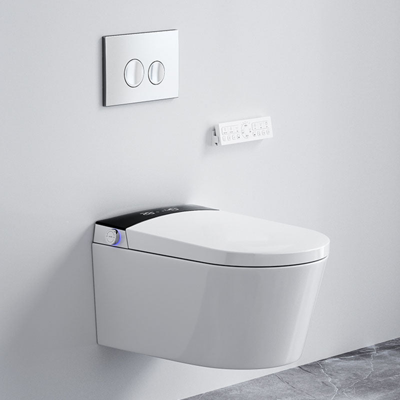 Electronic Elongated Toilet Wall Mounted Bidet with Heated Seat Clearhalo 'Bathroom Remodel & Bathroom Fixtures' 'Bidets' 'Home Improvement' 'home_improvement' 'home_improvement_bidets' 'Toilets & Bidets' 6670160