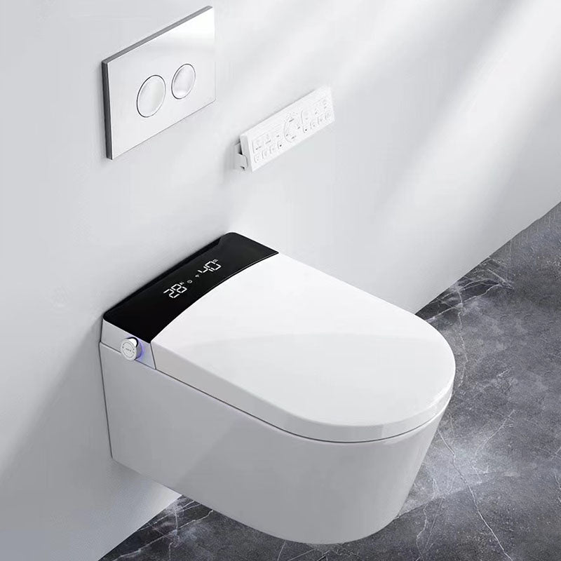Electronic Elongated Toilet Wall Mounted Bidet with Heated Seat Clearhalo 'Bathroom Remodel & Bathroom Fixtures' 'Bidets' 'Home Improvement' 'home_improvement' 'home_improvement_bidets' 'Toilets & Bidets' 6670162