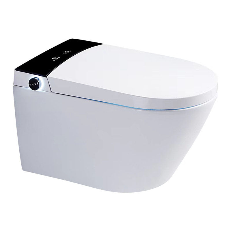 Electronic Elongated Toilet Wall Mounted Bidet with Heated Seat Clearhalo 'Bathroom Remodel & Bathroom Fixtures' 'Bidets' 'Home Improvement' 'home_improvement' 'home_improvement_bidets' 'Toilets & Bidets' 6670164
