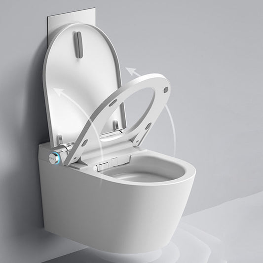 Electronic Elongated Toilet Wall Mounted Bidet with Heated Seat Clearhalo 'Bathroom Remodel & Bathroom Fixtures' 'Bidets' 'Home Improvement' 'home_improvement' 'home_improvement_bidets' 'Toilets & Bidets' 6670169