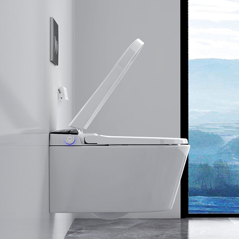 Electronic Elongated Toilet Wall Mounted Bidet with Heated Seat Clearhalo 'Bathroom Remodel & Bathroom Fixtures' 'Bidets' 'Home Improvement' 'home_improvement' 'home_improvement_bidets' 'Toilets & Bidets' 6670173