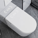 Contemporary 14.9" H Electronic Elongated Toilet Wall Mounted Bidet Clearhalo 'Bathroom Remodel & Bathroom Fixtures' 'Bidets' 'Home Improvement' 'home_improvement' 'home_improvement_bidets' 'Toilets & Bidets' 6670225