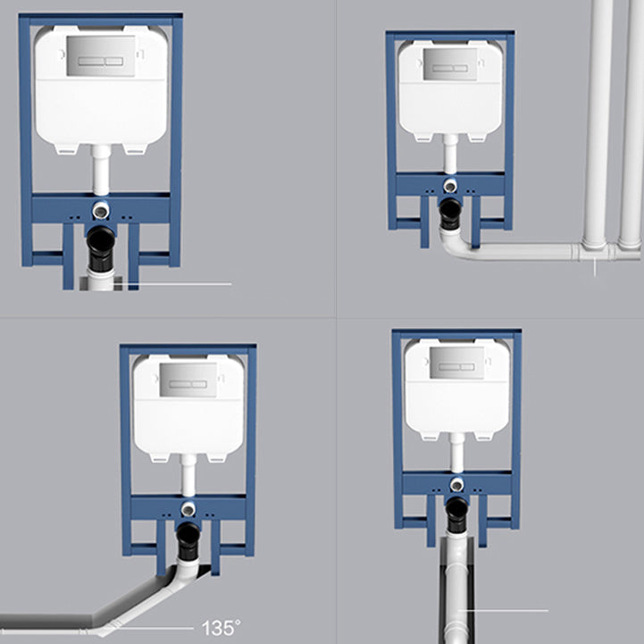 Contemporary 14.9" H Electronic Elongated Toilet Wall Mounted Bidet Clearhalo 'Bathroom Remodel & Bathroom Fixtures' 'Bidets' 'Home Improvement' 'home_improvement' 'home_improvement_bidets' 'Toilets & Bidets' 6670238