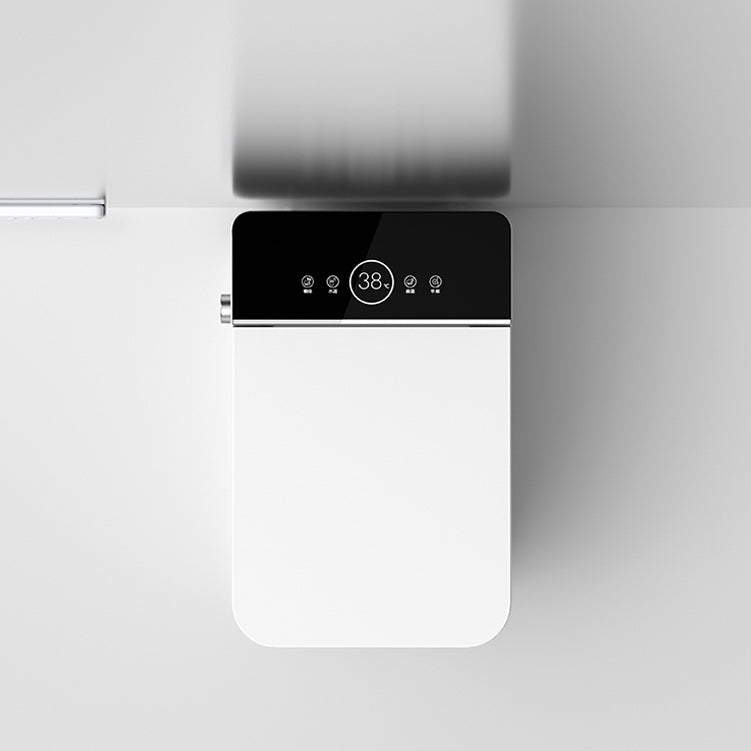 Foot Sensor Smart Toilet Elongated Contemporary Ceramic White Clearhalo 'Bathroom Remodel & Bathroom Fixtures' 'Bidets' 'Home Improvement' 'home_improvement' 'home_improvement_bidets' 'Toilets & Bidets' 6675548