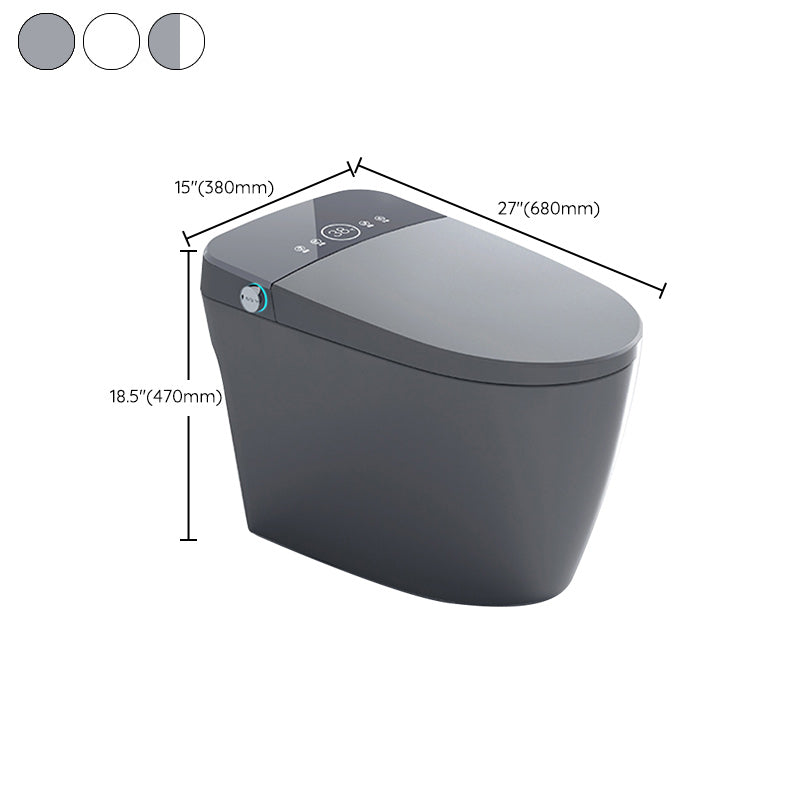 Shatterproof Floor Standing Bidet Contemporary 18.50" H Bidet Clearhalo 'Bathroom Remodel & Bathroom Fixtures' 'Bidets' 'Home Improvement' 'home_improvement' 'home_improvement_bidets' 'Toilets & Bidets' 6675617