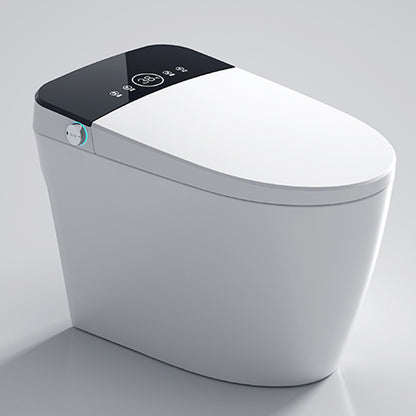 Floor Mount Bidet With Remote Ceramic Temperature Control Bidet White Clearhalo 'Bathroom Remodel & Bathroom Fixtures' 'Bidets' 'Home Improvement' 'home_improvement' 'home_improvement_bidets' 'Toilets & Bidets' 6675637