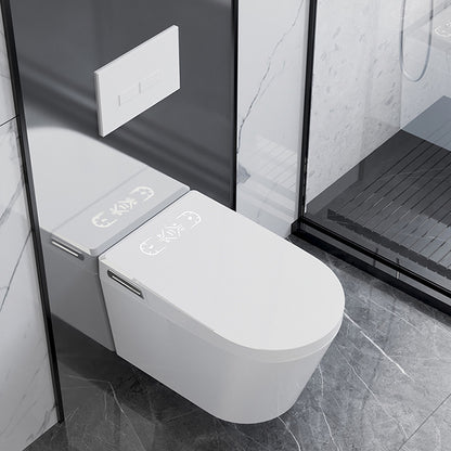 Elongated Wall Hung Toilet Set Deodorizing Antimicrobial Bidet Bidet with High Water Tank White Clearhalo 'Bathroom Remodel & Bathroom Fixtures' 'Bidets' 'Home Improvement' 'home_improvement' 'home_improvement_bidets' 'Toilets & Bidets' 6675680