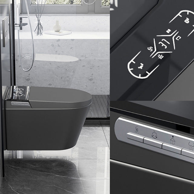 Elongated Wall Hung Toilet Set Deodorizing Antimicrobial Bidet Clearhalo 'Bathroom Remodel & Bathroom Fixtures' 'Bidets' 'Home Improvement' 'home_improvement' 'home_improvement_bidets' 'Toilets & Bidets' 6675683