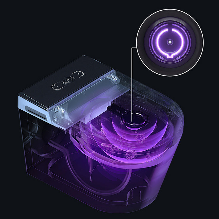 Elongated Wall Hung Toilet Set Deodorizing Antimicrobial Bidet Clearhalo 'Bathroom Remodel & Bathroom Fixtures' 'Bidets' 'Home Improvement' 'home_improvement' 'home_improvement_bidets' 'Toilets & Bidets' 6675689