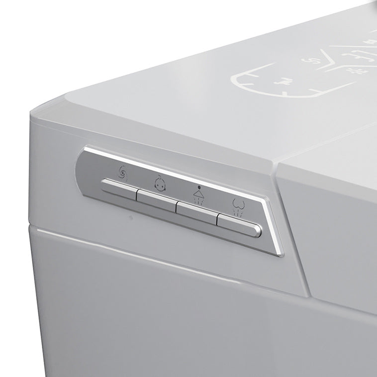 Elongated Wall Hung Toilet Set Deodorizing Antimicrobial Bidet Clearhalo 'Bathroom Remodel & Bathroom Fixtures' 'Bidets' 'Home Improvement' 'home_improvement' 'home_improvement_bidets' 'Toilets & Bidets' 6675690