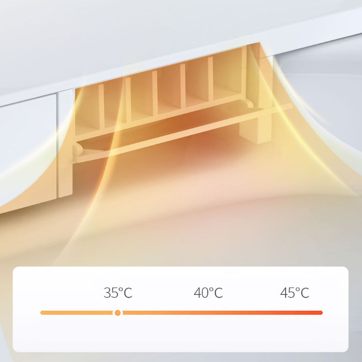 Warm Air Dryer Wall Hung Toilet Set Heated Seat Vitreous China Bidets Clearhalo 'Bathroom Remodel & Bathroom Fixtures' 'Bidets' 'Home Improvement' 'home_improvement' 'home_improvement_bidets' 'Toilets & Bidets' 6675713