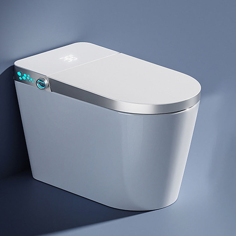 Water Pressure Control Floor Standing Bidet in White Deodorizing Grey Clearhalo 'Bathroom Remodel & Bathroom Fixtures' 'Bidets' 'Home Improvement' 'home_improvement' 'home_improvement_bidets' 'Toilets & Bidets' 6675718