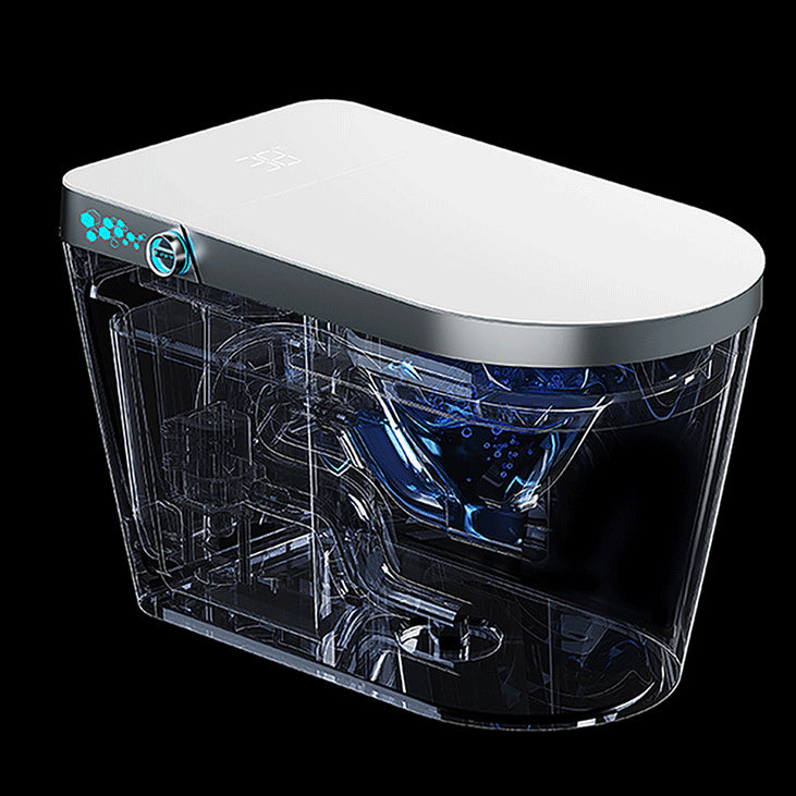 Water Pressure Control Floor Standing Bidet in White Deodorizing Clearhalo 'Bathroom Remodel & Bathroom Fixtures' 'Bidets' 'Home Improvement' 'home_improvement' 'home_improvement_bidets' 'Toilets & Bidets' 6675726