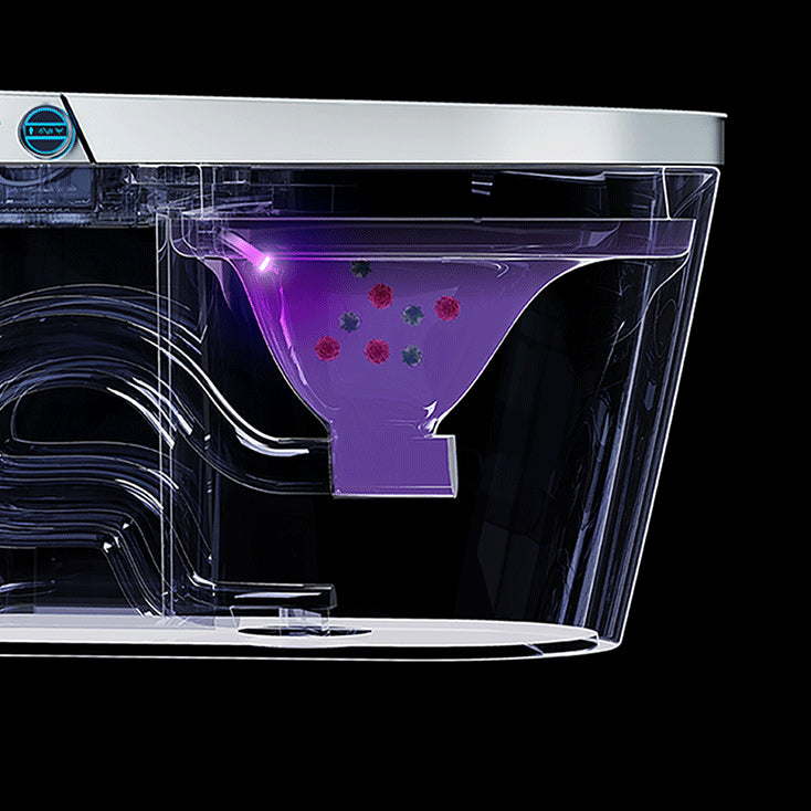 Water Pressure Control Floor Standing Bidet in White Deodorizing Clearhalo 'Bathroom Remodel & Bathroom Fixtures' 'Bidets' 'Home Improvement' 'home_improvement' 'home_improvement_bidets' 'Toilets & Bidets' 6675727