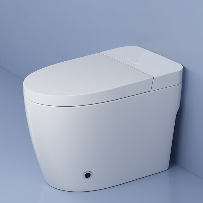 White Elongated Floor Standing Bidet Home Deodorizing Ceramic Smart Toilet Clearhalo 'Bathroom Remodel & Bathroom Fixtures' 'Bidets' 'Home Improvement' 'home_improvement' 'home_improvement_bidets' 'Toilets & Bidets' 6675756