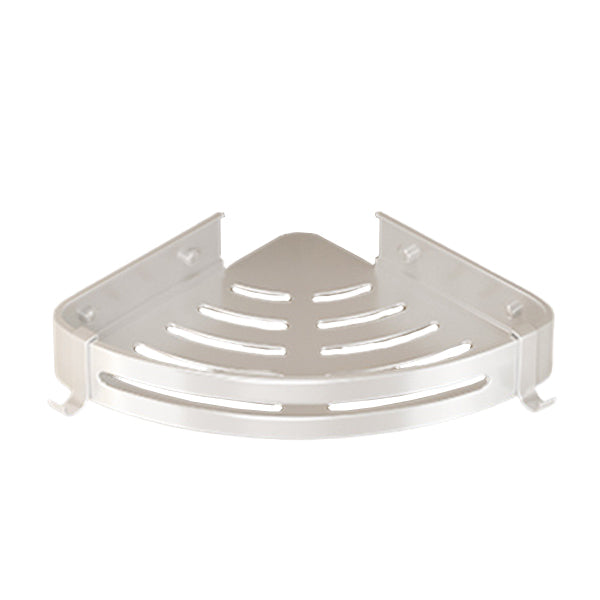 Modern White Finish Bath Shelf Rectangular & Triangle Bathroom Hardware Kit 1.5" 1 Piece Triangle Clearhalo 'Bathroom Hardware Sets' 'Bathroom Hardware' 'Bathroom Remodel & Bathroom Fixtures' 'bathroom_hardware_sets' 'Home Improvement' 'home_improvement' 'home_improvement_bathroom_hardware_sets' 6675786