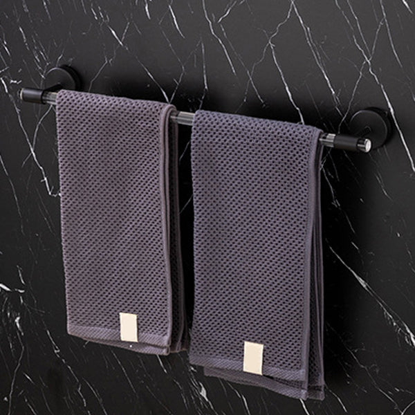 Modern Bathroom Accessory Kit Towel Bar Silver/Gold/Black Bathroom Hardware Clearhalo 'Bathroom Hardware Sets' 'Bathroom Hardware' 'Bathroom Remodel & Bathroom Fixtures' 'bathroom_hardware_sets' 'Home Improvement' 'home_improvement' 'home_improvement_bathroom_hardware_sets' 6675842