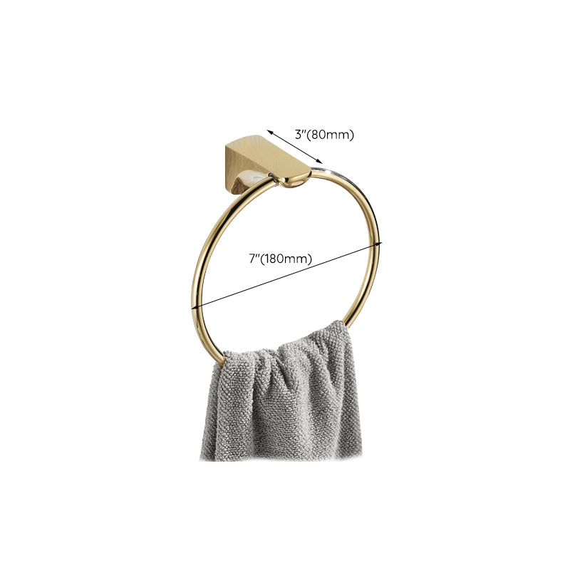 Traditional Bathroom Hardware Gold Bath Shelf Bathroom Accessory Kit Clearhalo 'Bathroom Hardware Sets' 'Bathroom Hardware' 'Bathroom Remodel & Bathroom Fixtures' 'bathroom_hardware_sets' 'Home Improvement' 'home_improvement' 'home_improvement_bathroom_hardware_sets' 6676037