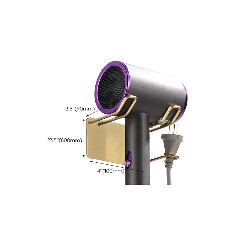 Traditional Bathroom Hardware Gold Bath Shelf Bathroom Accessory Kit Clearhalo 'Bathroom Hardware Sets' 'Bathroom Hardware' 'Bathroom Remodel & Bathroom Fixtures' 'bathroom_hardware_sets' 'Home Improvement' 'home_improvement' 'home_improvement_bathroom_hardware_sets' 6676047