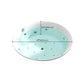 Drop-in Acrylic Round Bathtub Modern Air/ Whirlpool Bathtub in White Clearhalo 'Bathroom Remodel & Bathroom Fixtures' 'Bathtubs' 'Home Improvement' 'home_improvement' 'home_improvement_bathtubs' 'Showers & Bathtubs' 6676467