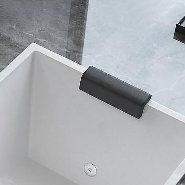 Modern Rectangle Acrylic Embedded Bathtub with Drain Bath Tub and Massage Device Clearhalo 'Bathroom Remodel & Bathroom Fixtures' 'Bathtubs' 'Home Improvement' 'home_improvement' 'home_improvement_bathtubs' 'Showers & Bathtubs' 6676490
