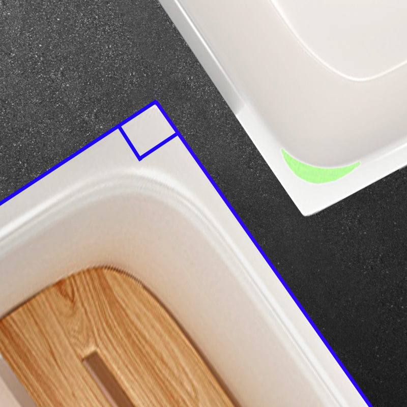 Modern Rectangle Acrylic Bathtub Freestanding Bathtub with Drain Bath Tub(without Plank) Clearhalo 'Bathroom Remodel & Bathroom Fixtures' 'Bathtubs' 'Home Improvement' 'home_improvement' 'home_improvement_bathtubs' 'Showers & Bathtubs' 6676585