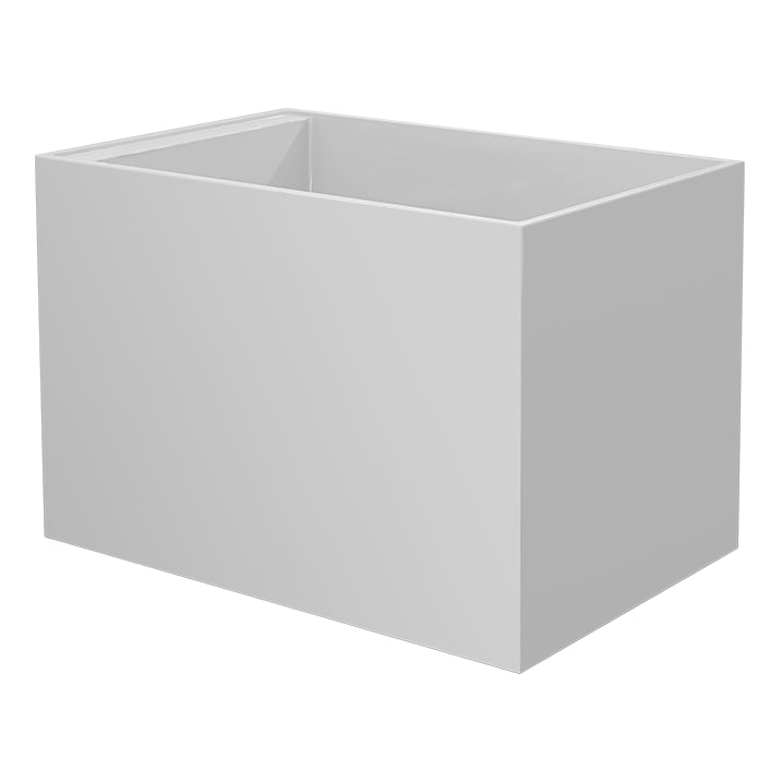 Modern Rectangle White Bathtub Acrylic Freestanding Soaking Bathtub with Drain Bath Tub Clearhalo 'Bathroom Remodel & Bathroom Fixtures' 'Bathtubs' 'Home Improvement' 'home_improvement' 'home_improvement_bathtubs' 'Showers & Bathtubs' 6676622