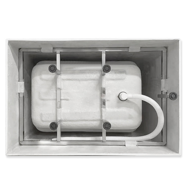 Modern Rectangle White Bathtub Acrylic Freestanding Soaking Bathtub with Drain Bath Tub Clearhalo 'Bathroom Remodel & Bathroom Fixtures' 'Bathtubs' 'Home Improvement' 'home_improvement' 'home_improvement_bathtubs' 'Showers & Bathtubs' 6676629