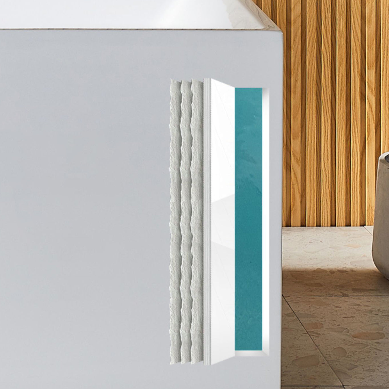 Modern Rectangle Acrylic Bathtub Freestand Soaking Bathtub with Drain Bath Tub Clearhalo 'Bathroom Remodel & Bathroom Fixtures' 'Bathtubs' 'Home Improvement' 'home_improvement' 'home_improvement_bathtubs' 'Showers & Bathtubs' 6676688