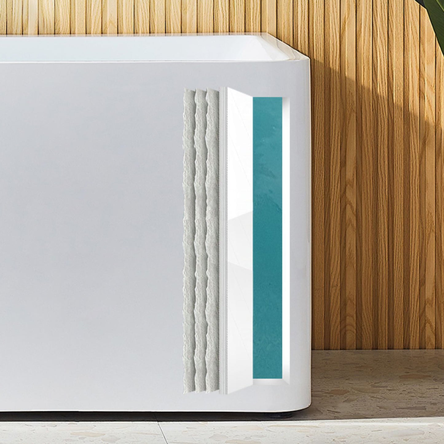 Modern Acrylic Rectangle Bathtub White Back to Wall with Drain Bath Tub Clearhalo 'Bathroom Remodel & Bathroom Fixtures' 'Bathtubs' 'Home Improvement' 'home_improvement' 'home_improvement_bathtubs' 'Showers & Bathtubs' 6676717