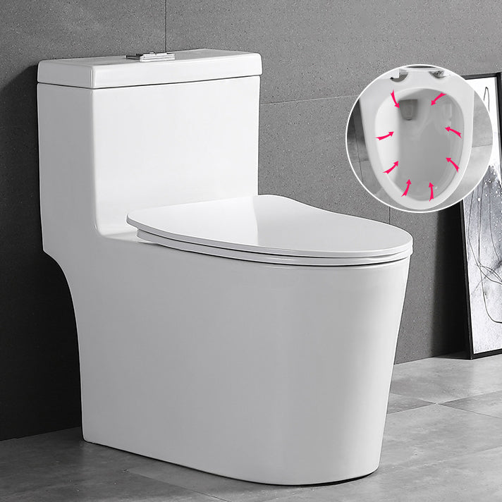 Traditional All-In-One Toilet Bowl Floor Mount Urine Toilet for Washroom 15.4"L x 28"W x 27.2"H White Clearhalo 'Bathroom Remodel & Bathroom Fixtures' 'Home Improvement' 'home_improvement' 'home_improvement_toilets' 'Toilets & Bidets' 'Toilets' 6676779