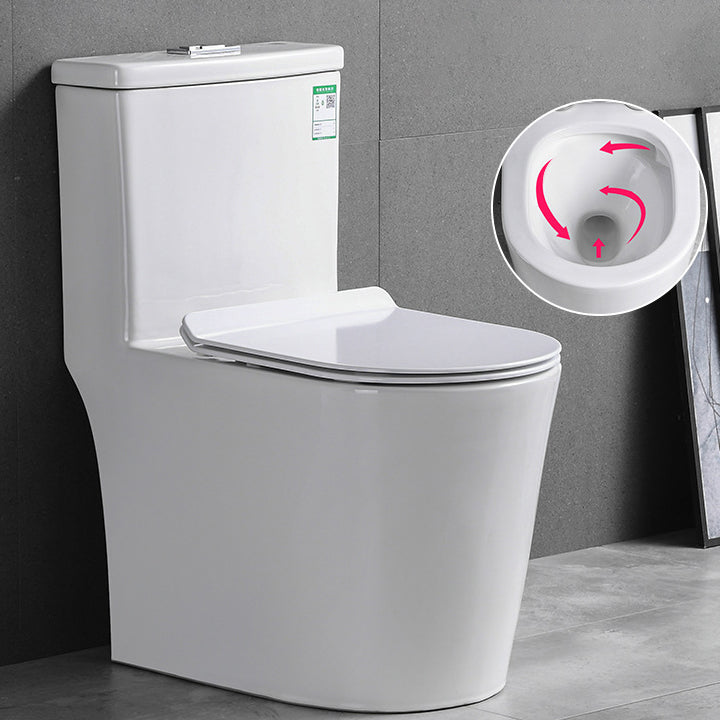 Traditional All-In-One Toilet Bowl Floor Mount Urine Toilet for Washroom 13.8"L x 22.8"W x 28.7"H White Clearhalo 'Bathroom Remodel & Bathroom Fixtures' 'Home Improvement' 'home_improvement' 'home_improvement_toilets' 'Toilets & Bidets' 'Toilets' 6676781