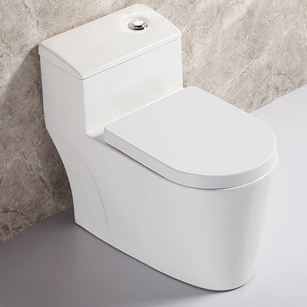 Modern All-In-One Toilet Bowl Floor Mount White Urine Toilet for Washroom 15.6"L x 24.8"W x 28.3"H 12" Clearhalo 'Bathroom Remodel & Bathroom Fixtures' 'Home Improvement' 'home_improvement' 'home_improvement_toilets' 'Toilets & Bidets' 'Toilets' 6676799