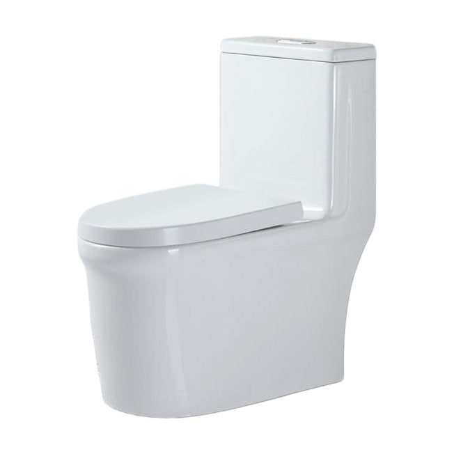 Modern All-In-One Toilet Bowl Floor Mount White Urine Toilet for Washroom 14.8"L x 26.8"W x 30.3"H 16" Clearhalo 'Bathroom Remodel & Bathroom Fixtures' 'Home Improvement' 'home_improvement' 'home_improvement_toilets' 'Toilets & Bidets' 'Toilets' 6676802