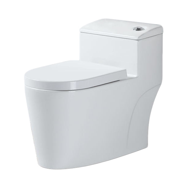 Modern All-In-One Toilet Bowl Floor Mount White Urine Toilet for Washroom 15.6"L x 24.8"W x 28.3"H Clearhalo 'Bathroom Remodel & Bathroom Fixtures' 'Home Improvement' 'home_improvement' 'home_improvement_toilets' 'Toilets & Bidets' 'Toilets' 6676803