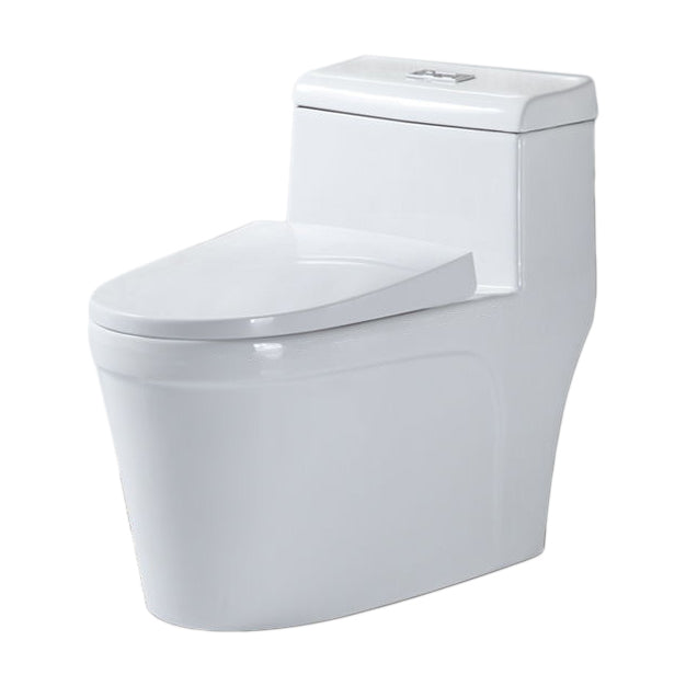 Modern All-In-One Toilet Bowl Floor Mount White Urine Toilet for Washroom 15.6"L x 28.3"W x 25.6"H 12" Clearhalo 'Bathroom Remodel & Bathroom Fixtures' 'Home Improvement' 'home_improvement' 'home_improvement_toilets' 'Toilets & Bidets' 'Toilets' 6676810
