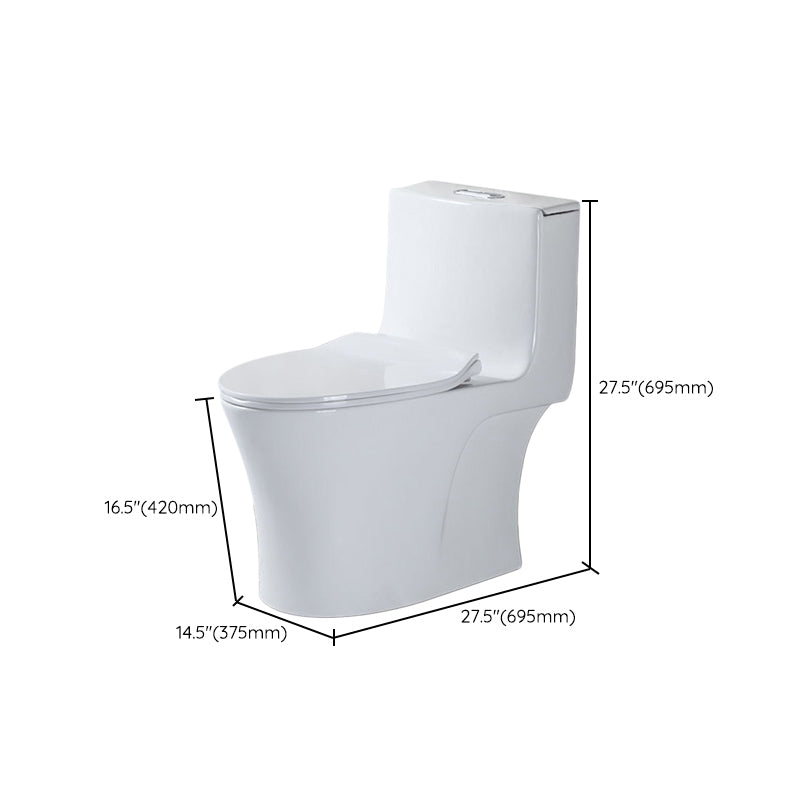 Modern All-In-One Toilet Bowl Floor Mount White Urine Toilet for Washroom Clearhalo 'Bathroom Remodel & Bathroom Fixtures' 'Home Improvement' 'home_improvement' 'home_improvement_toilets' 'Toilets & Bidets' 'Toilets' 6676826