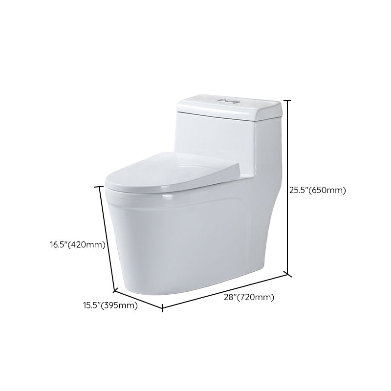 Modern All-In-One Toilet Bowl Floor Mount White Urine Toilet for Washroom Clearhalo 'Bathroom Remodel & Bathroom Fixtures' 'Home Improvement' 'home_improvement' 'home_improvement_toilets' 'Toilets & Bidets' 'Toilets' 6676828