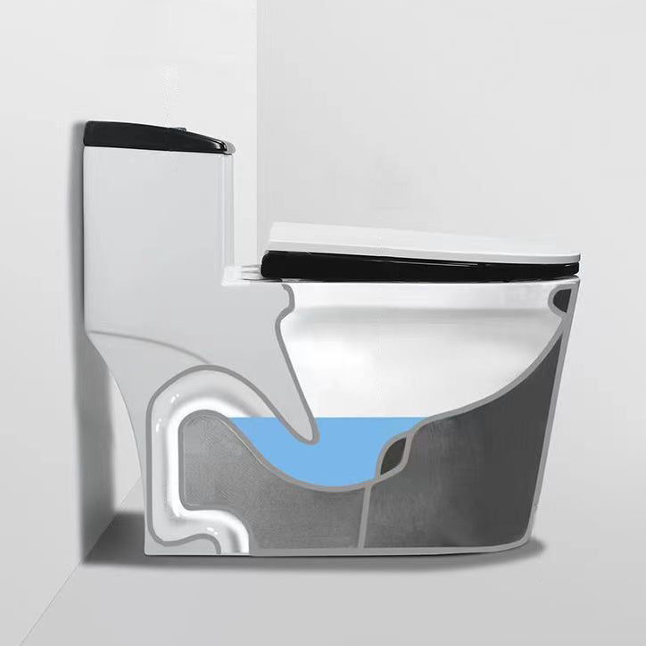 Modern 1-Piece Toilet Bowl Floor Mount White Urine Toilet for Washroom Clearhalo 'Bathroom Remodel & Bathroom Fixtures' 'Home Improvement' 'home_improvement' 'home_improvement_toilets' 'Toilets & Bidets' 'Toilets' 6676851