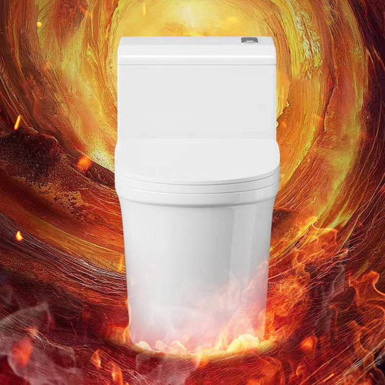 Modern 1-Piece Toilet Floor Mounted White Urine Toilet with Slow Close Seat for Bathroom Clearhalo 'Bathroom Remodel & Bathroom Fixtures' 'Home Improvement' 'home_improvement' 'home_improvement_toilets' 'Toilets & Bidets' 'Toilets' 6676906