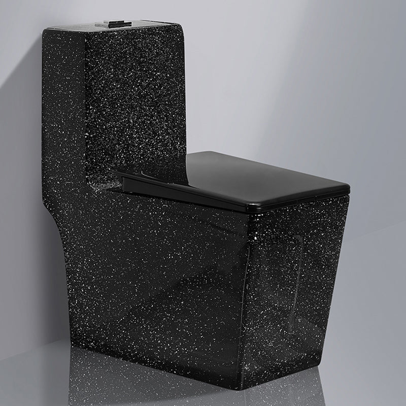Traditional All-In-One Toilet Bowl Floor Mounted Black Urine Toilet for Bathroom 13"L x 27"W x 30"H Clearhalo 'Bathroom Remodel & Bathroom Fixtures' 'Home Improvement' 'home_improvement' 'home_improvement_toilets' 'Toilets & Bidets' 'Toilets' 6676920