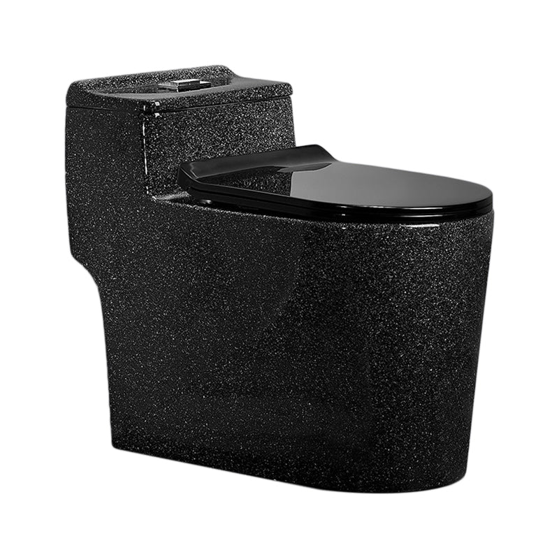 Traditional All-In-One Toilet Bowl Floor Mounted Black Urine Toilet for Bathroom Clearhalo 'Bathroom Remodel & Bathroom Fixtures' 'Home Improvement' 'home_improvement' 'home_improvement_toilets' 'Toilets & Bidets' 'Toilets' 6676928