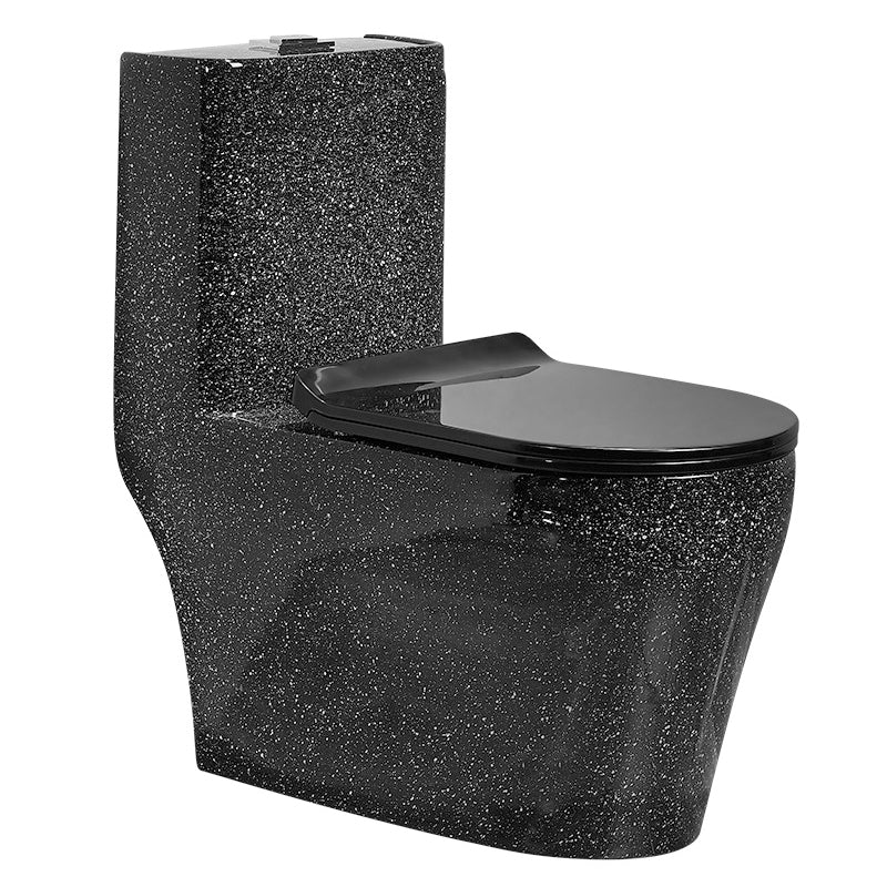Traditional All-In-One Toilet Bowl Floor Mounted Black Urine Toilet for Bathroom Clearhalo 'Bathroom Remodel & Bathroom Fixtures' 'Home Improvement' 'home_improvement' 'home_improvement_toilets' 'Toilets & Bidets' 'Toilets' 6676938
